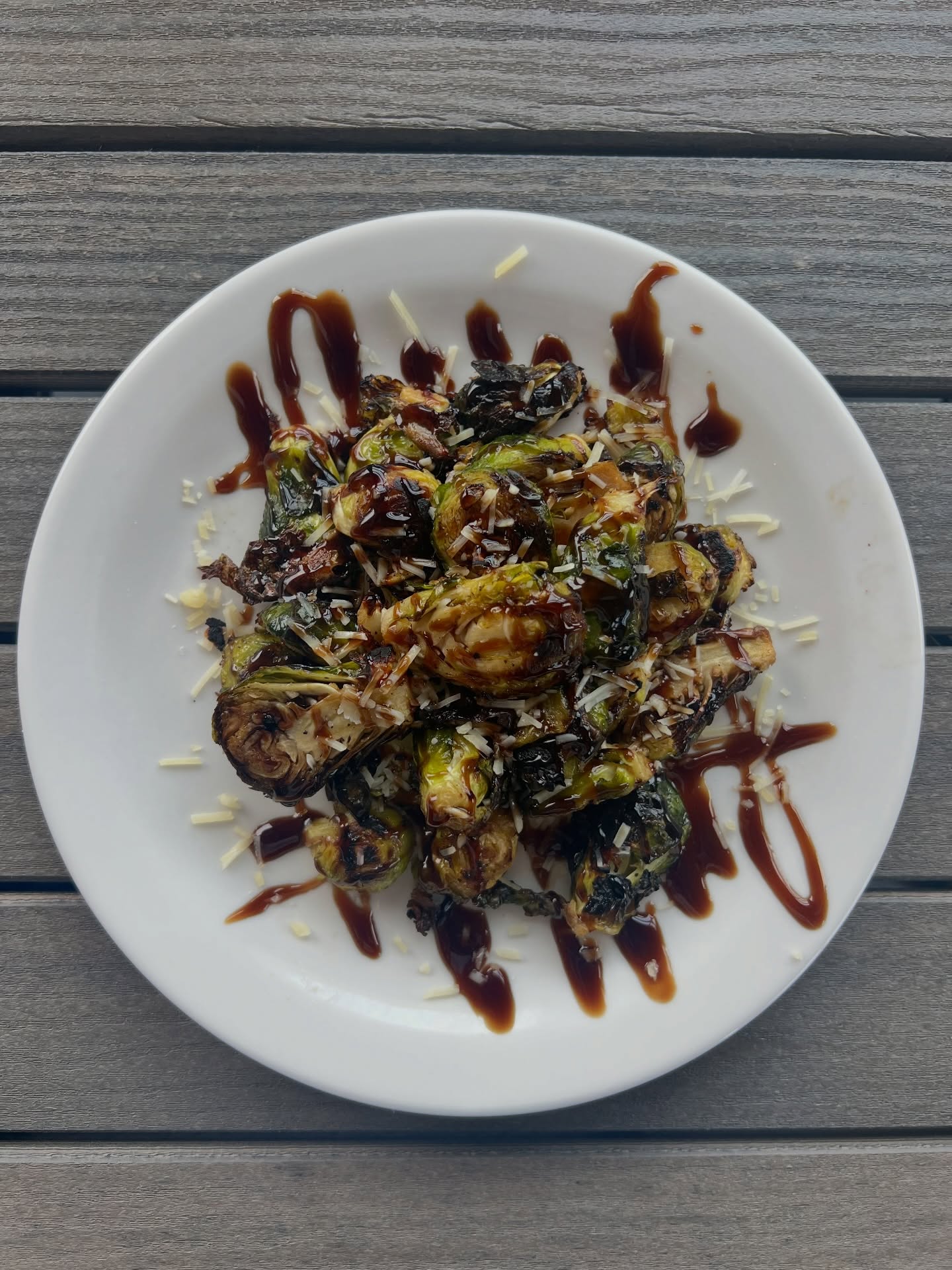 Brussels sprouts at Lucy's Sky Bar in Virginia Beach